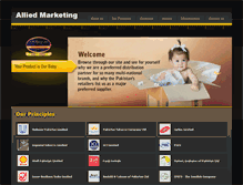 Tablet Screenshot of alliedmarketing.com.pk